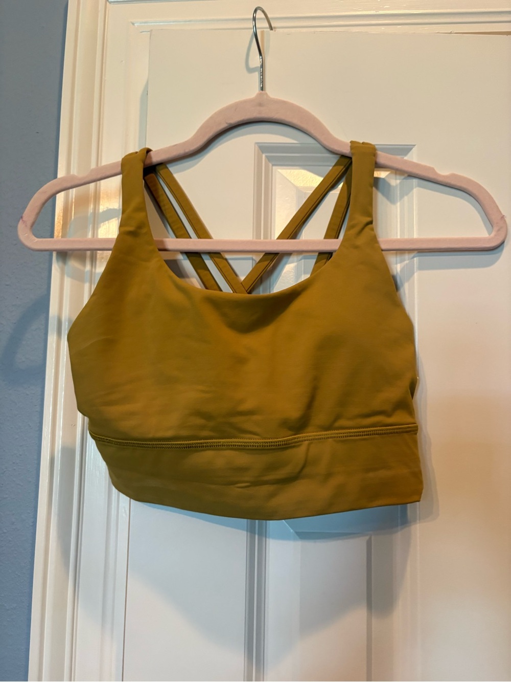 lululemon athletica Strappy Back Sports Bra - Olive Green